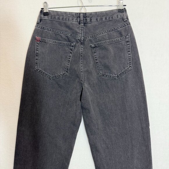 BDG Urban Outfitters Mom Jeans W27 Black Gray High Rise Tapered 100% Cotton - Picture 12 of 13
